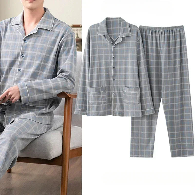 Leo - Pyjama Oversized Confortable et Uni pour Hommes