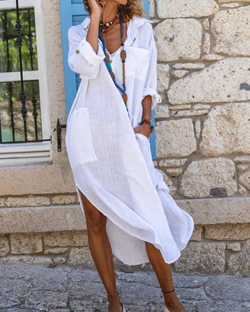 Robe-Chemise Élégante et Polyvalente pour Femme | Amara