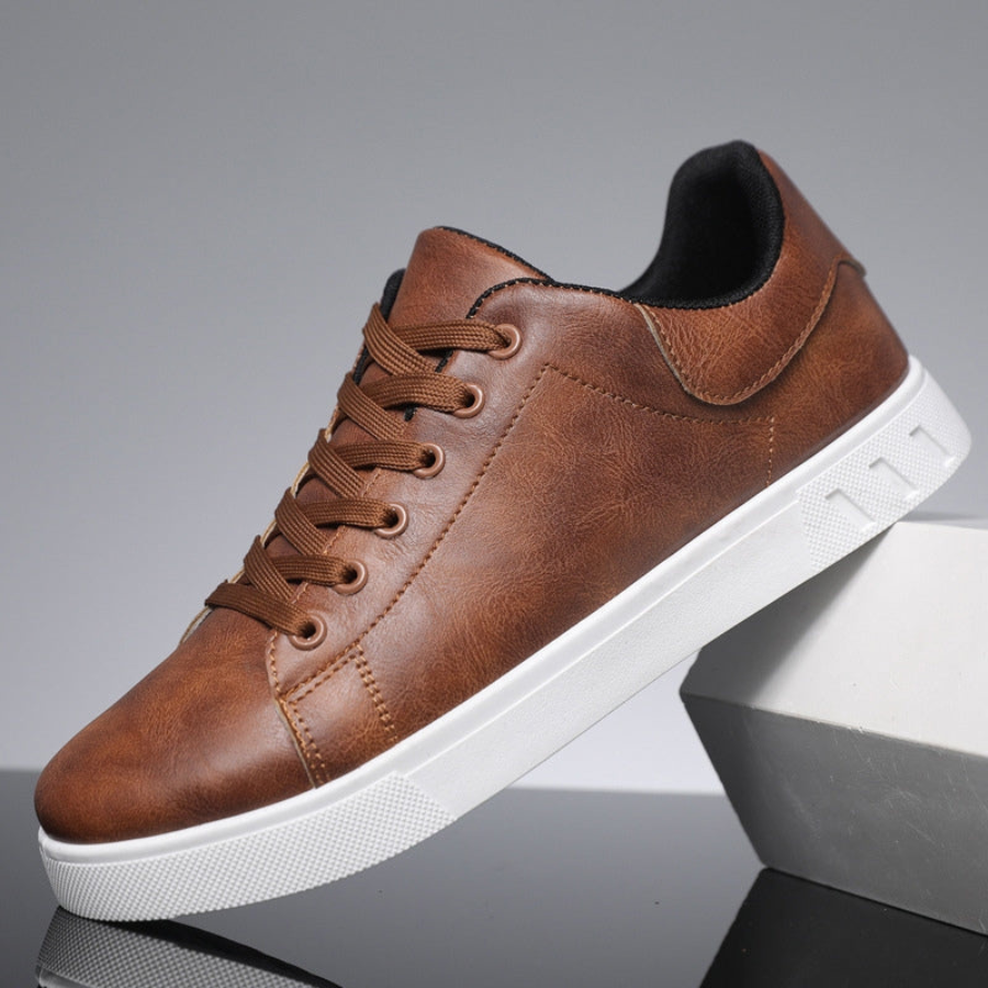 Baskets en Cuir Élégantes et Polyvalentes Pour Homme