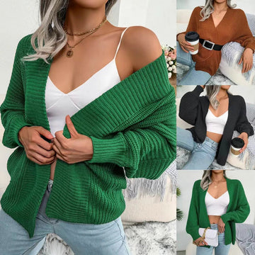 Gigi - Gilet Tricoté à Manches Longues pour Femmes