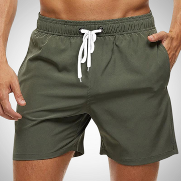 Short de Bain Confortable et Stylé en Design Monochrome Pour Homme
