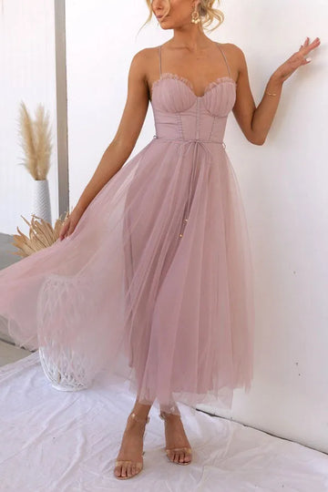 Robe Longue en Chiffon Élégante pour Femme | Estelle