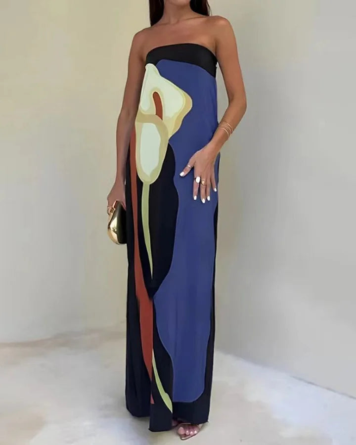 Robe d’Été Élégante avec Motif Orné pour Femme | Elena