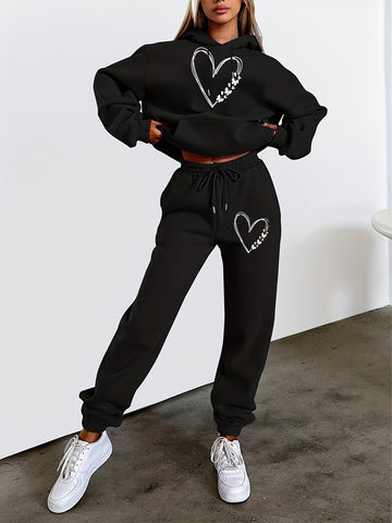 Lena - Ensemble Décontracté avec Hoodie Tendance et Jogging pour Femme