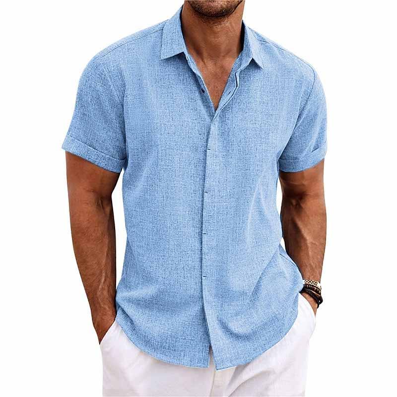 Chemise Décontractée Élégante et Polyvalente Pour Homme