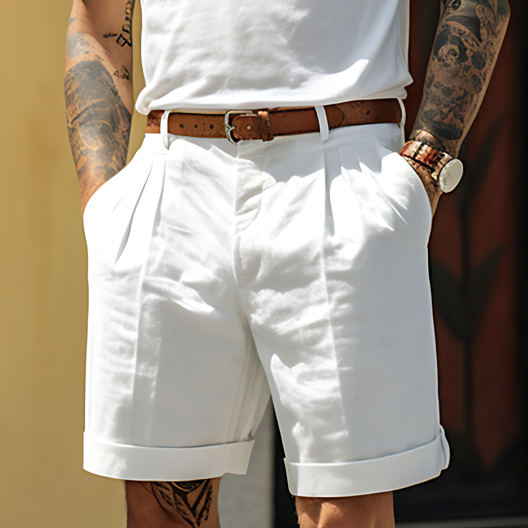 Short Élégant et Confortable en Coton Pour Homme
