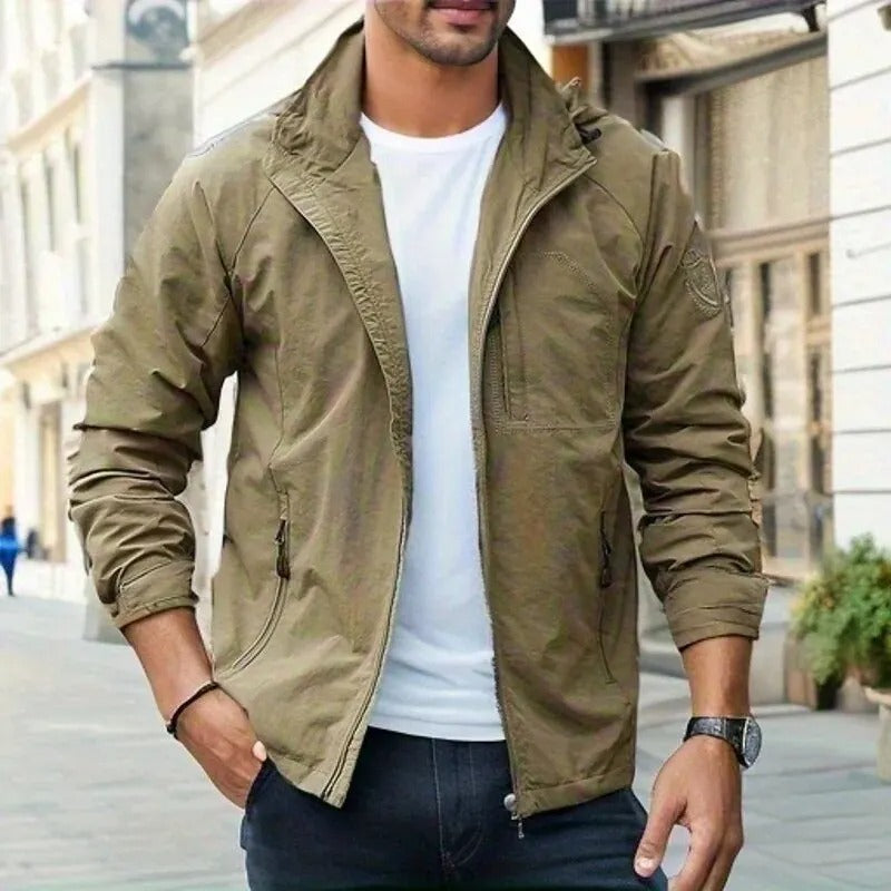 Mike - Veste D'été Étanche Respirante Style Cargo pour Hommes