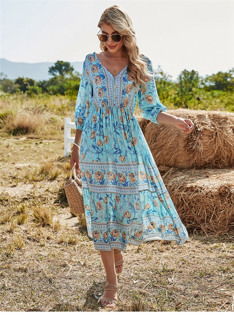 Robe Bohème Chic pour Femme | Yara