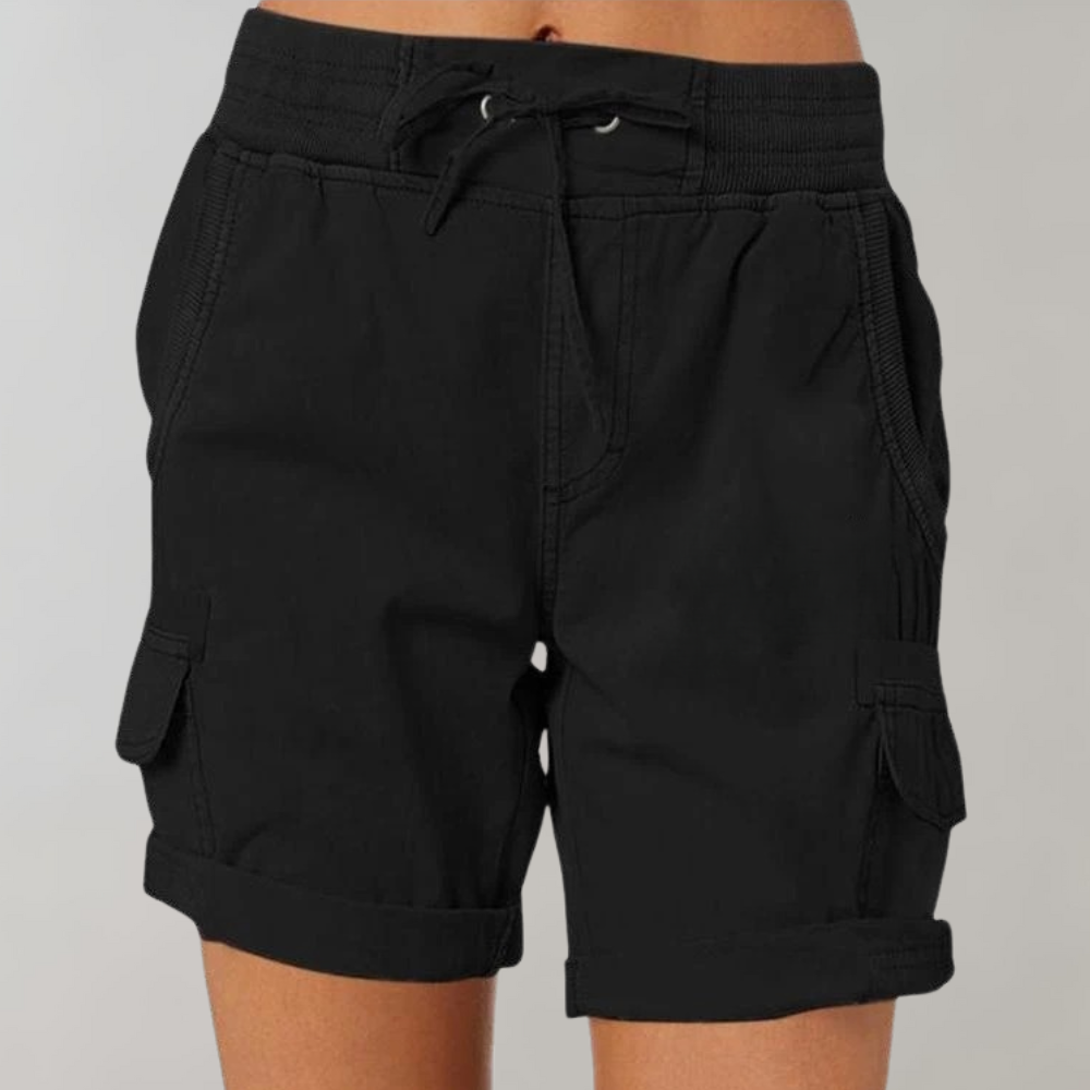Short Décontracté Taille Haute et Léger pour Femme