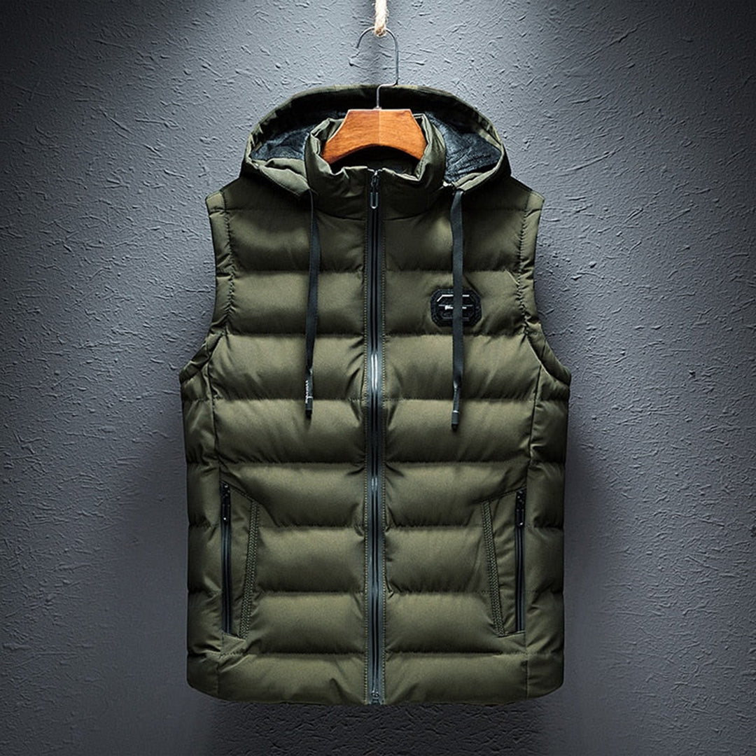 Gilet Doudoune à Capuche Léger et Chaud pour Homme