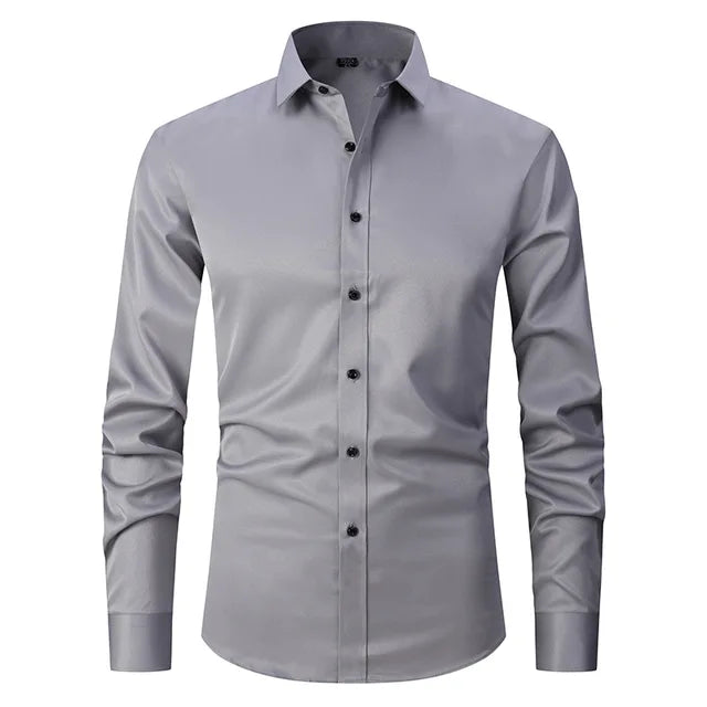 Chemise Extensible et Sans Repassage pour Homme