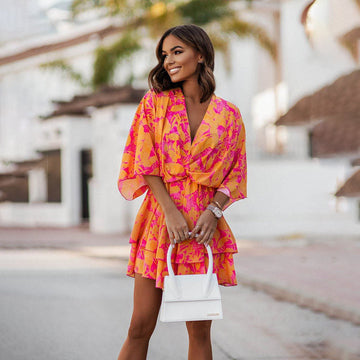 Robe Courte Élégante et Légère pour Femme