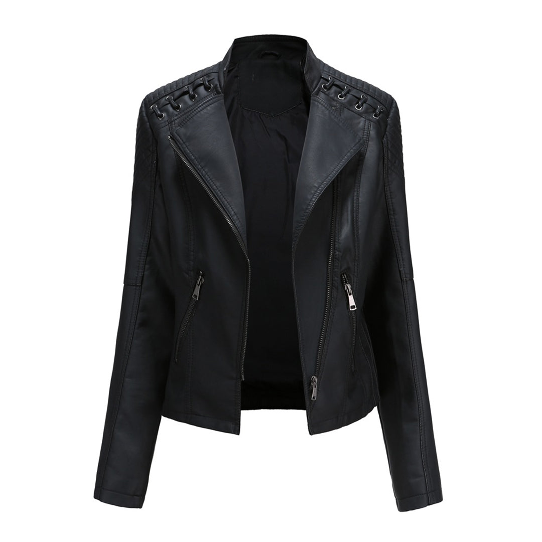 Moneth - Veste en Cuir Stylée pour Femmes