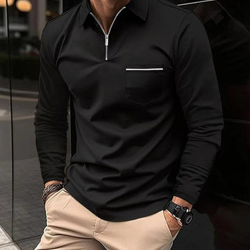 Polo Zippé Stylé et Confortable pour Homme