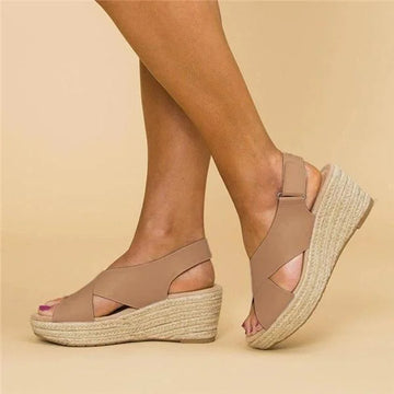 Espadrilles Compensées Orthopédiques Élégantes et Confortables pour Femme