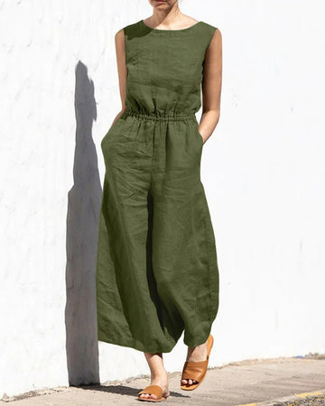 Jumpsuit Sans Manches pour Femme | Sarah