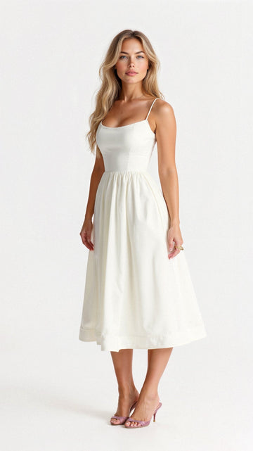 Robe Maxi Élégante et Fluide Sans Manches pour Femme