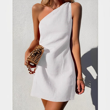 Robe Élégante Asymétrique pour Femme | Clara