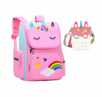 Jana - Sac à Dos Enfant Rose Licorne