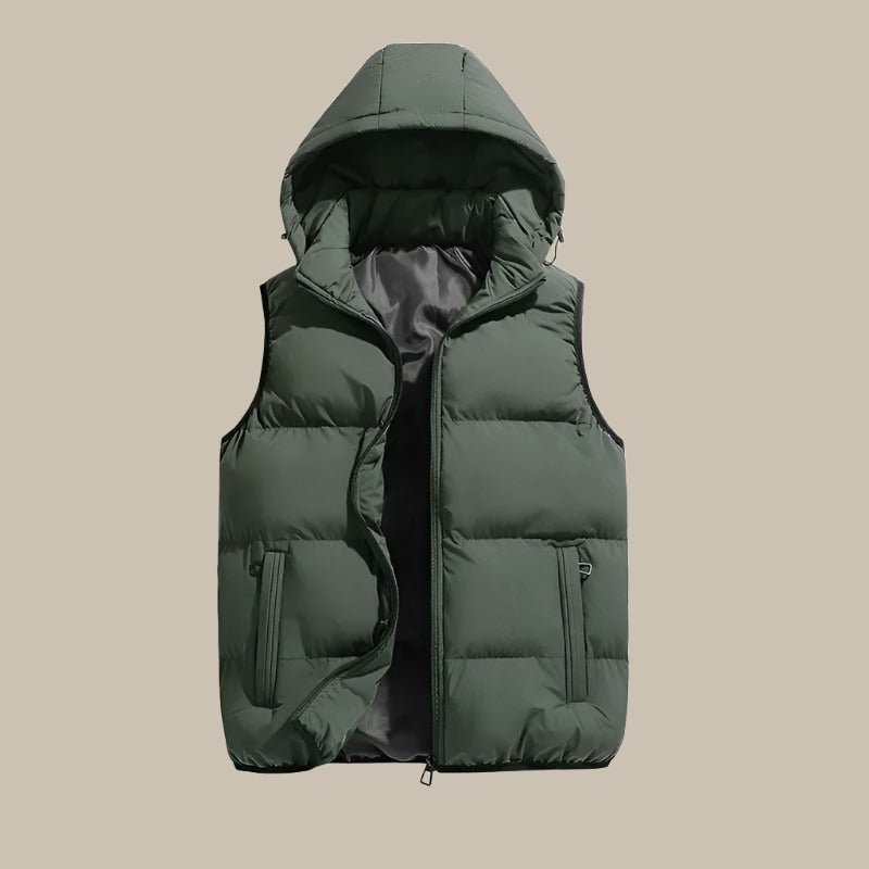Gilet Moderne avec Capuche Pour Homme