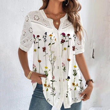 Blouse Éclatante et Stylée Élégance Sans Effort pour Femme