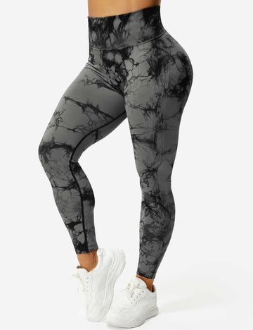 Leggings Tie-Dye Confortables Pour Femme