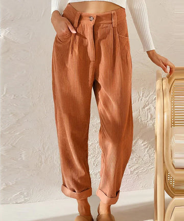 Pantalons Habillés Larges Élégants et Fluides pour Femme